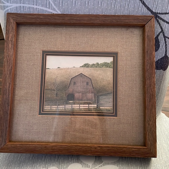 Art | Rl Allen Watercolor Signed By Artist Frame Reclaimed Barn Word ...